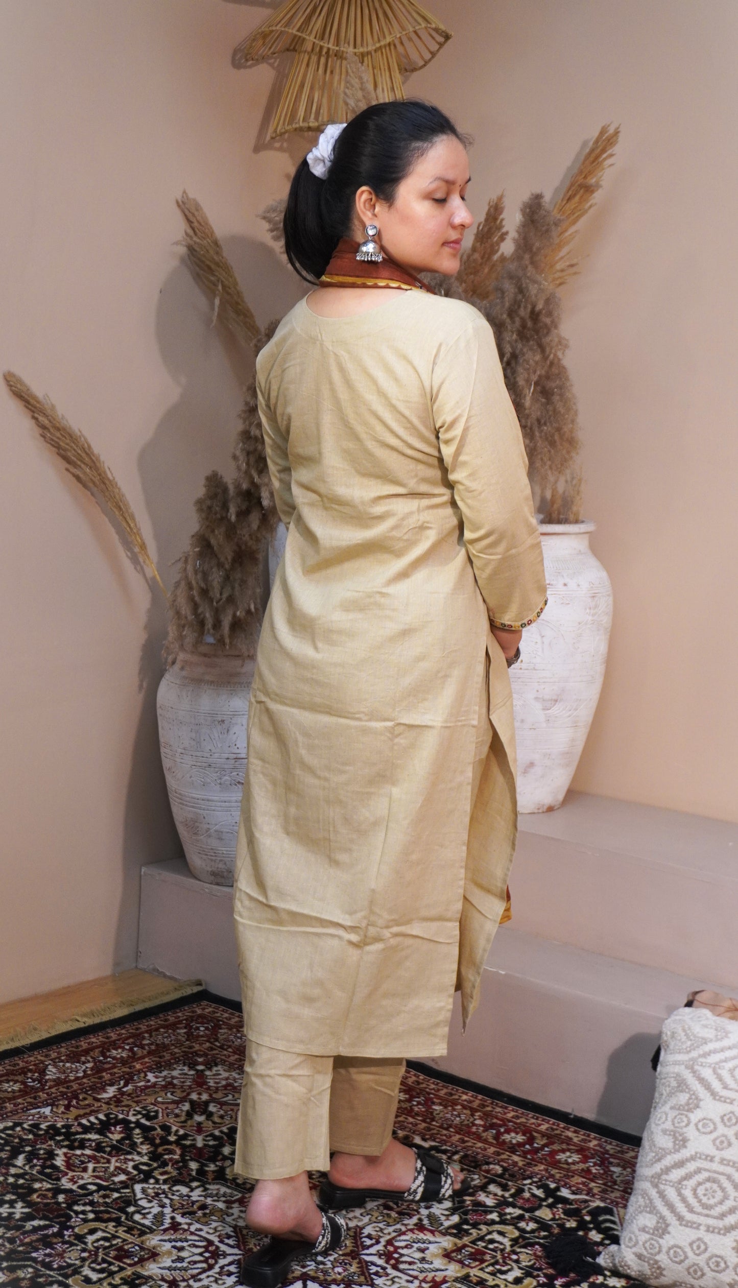 “Kesar Dhaga - Three piece suit set .