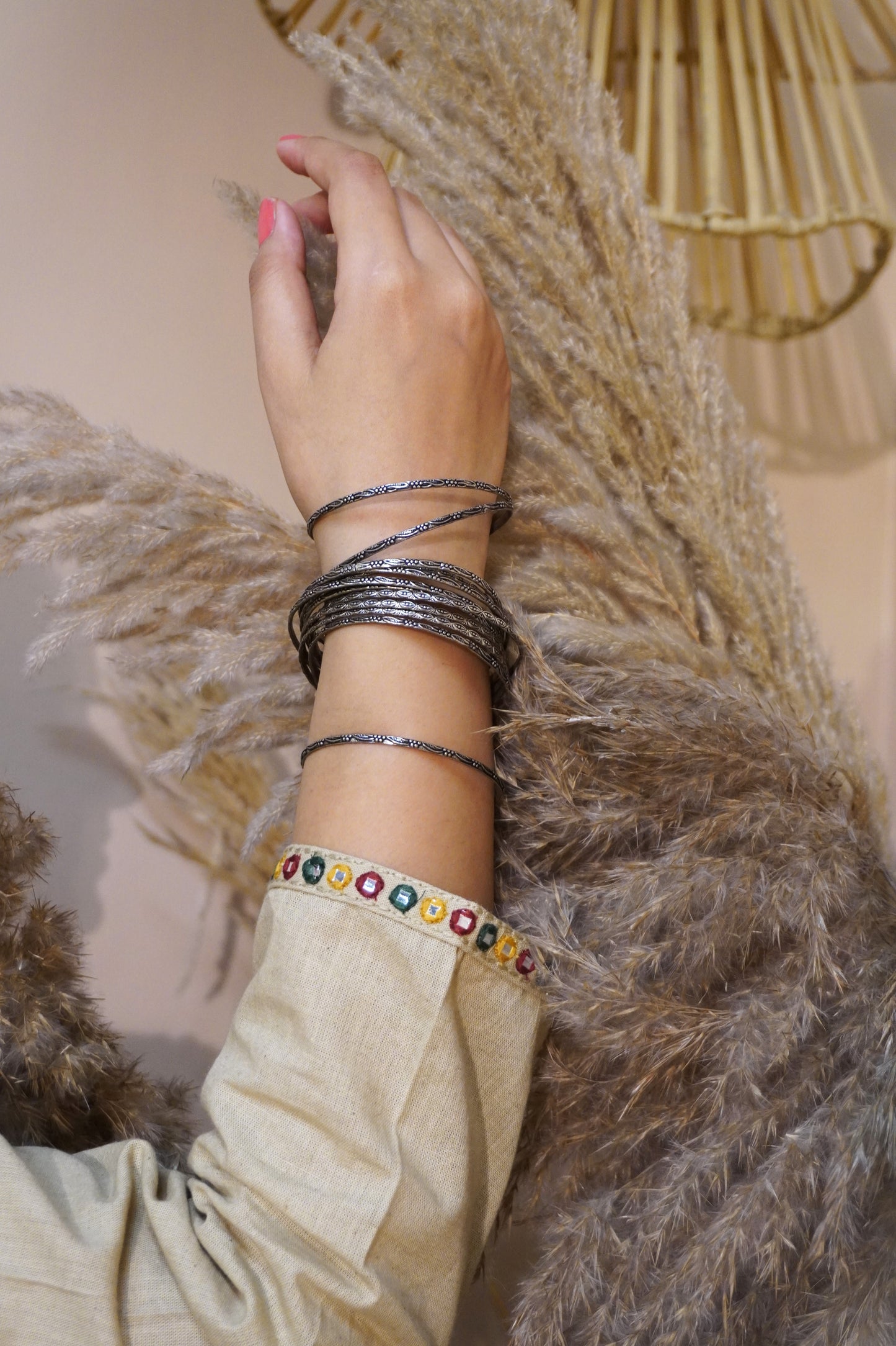 “Kesar Dhaga - Three piece suit set .